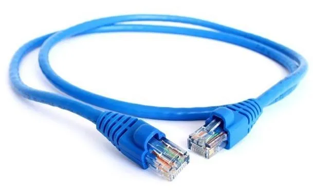 CABLE DE RED QPCOM CAT6 5 METROS AZUL QP-60520A